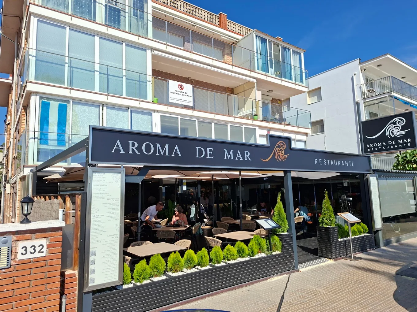 Terraza exterior Aroma de Mar